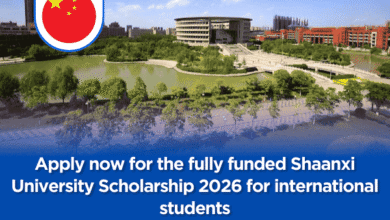 Apply now for the fully funded Shaanxi University Scholarship 2026 for international students