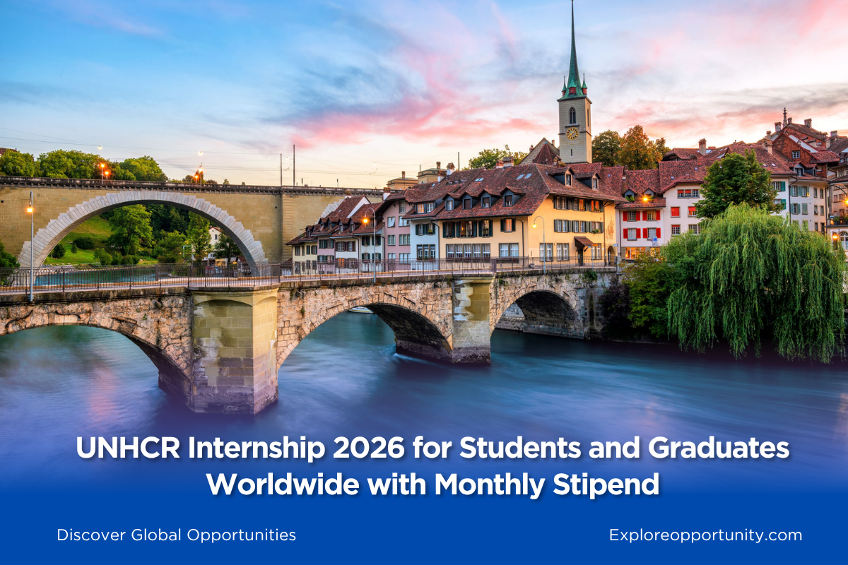 UNHCR Internship 2026 for Students and Graduates Worldwide with Monthly ...